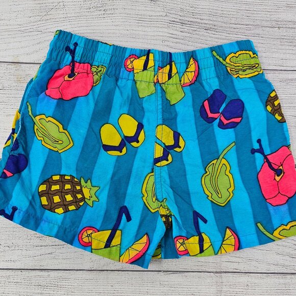 Vintage‎ Kids Gymboree Flip Flop Swim Shorts Size XS - Picture 1 of 5